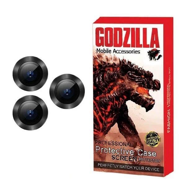 محافظ لنز دوربین گودزیلا مدل رینگی مناسب برای گوشی موبایل اپل iPhone 16 Pro