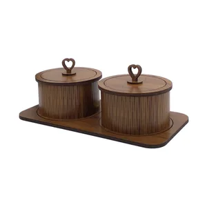 قندان تکچین کالا مدل MDGH-3 مجموعه 3 عددی