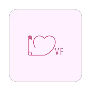 زیر لیوانی کاکتی طرح عاشقانه مدل mp38954