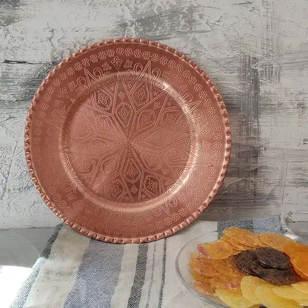 بشقاب مسی مدل میوه خوری کد ZH263.1