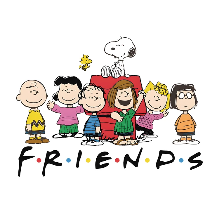 استیکر پارچه و لباس پاد آفرین مدل کارتونی کیوت اسنوپی بامزه کد S3845