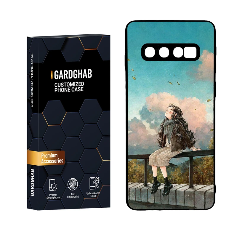 کاور گارد قاب مدل پشت گلس دخترانه مناسب برای گوشی موبایل سامسونگ Galaxy S10