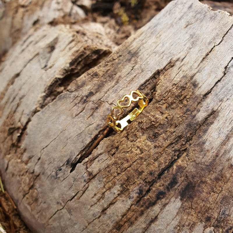 انگشتر پا زنانه ماصرم مدل قلب کد Ri3097