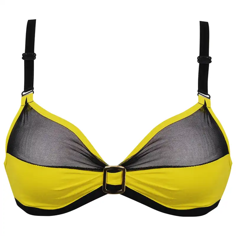 ست شورت و سوتین زنانه ماییلدا مدل 3529-1-MY رنگ زرد