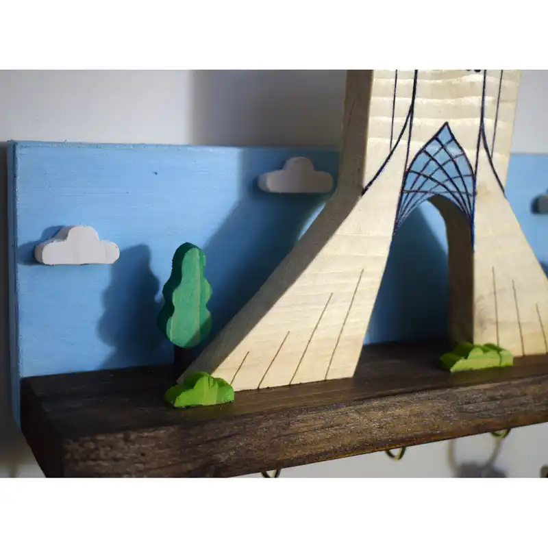 جاکلیدی مدل دیواری طرح برج آزادی