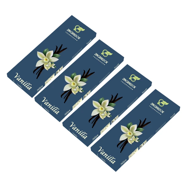 عود دست‌ساز زینگالوک مدل شاخه ای رایحه وانیل 4 بسته 15 عددی