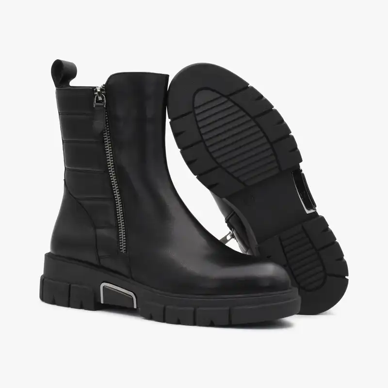 نیم بوت زنانه چرم تهران مدل U72M