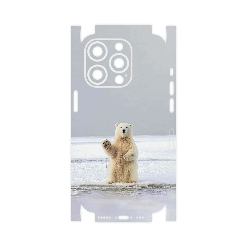 برچسب پوششی ماهوت مدل Polar_bear-FullSkin مناسب برای گوشی موبایل اپل iPhone 14 Pro
