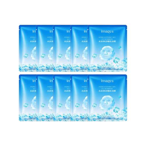 ماسک صورت ایمجز مدل یخ وزن 25 گرم مجموعه 10 عددی