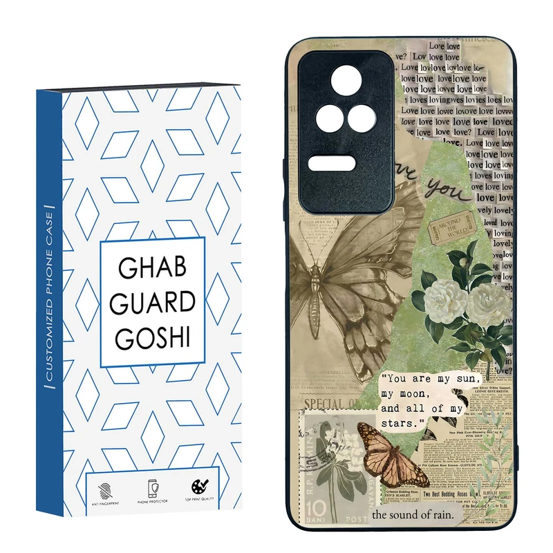 کاور قاب گارد گوشی طرح پروانه کد TPU-162 مناسب برای گوشی موبایل شیائومی  Redmi K40S / Poco F4 5G