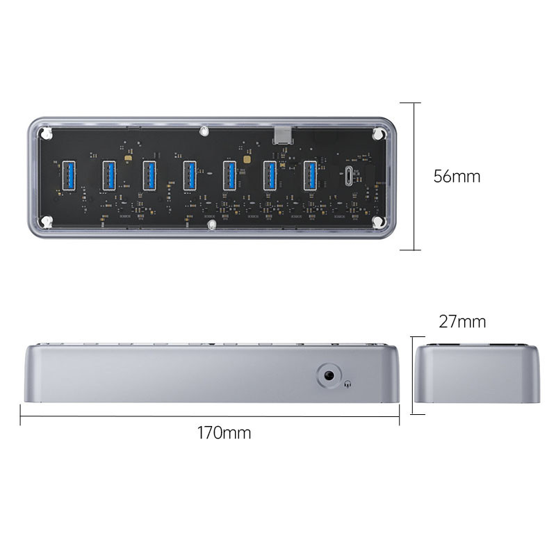 هاب ۱۲ پورت USB اوریکو مدل OMI-12P