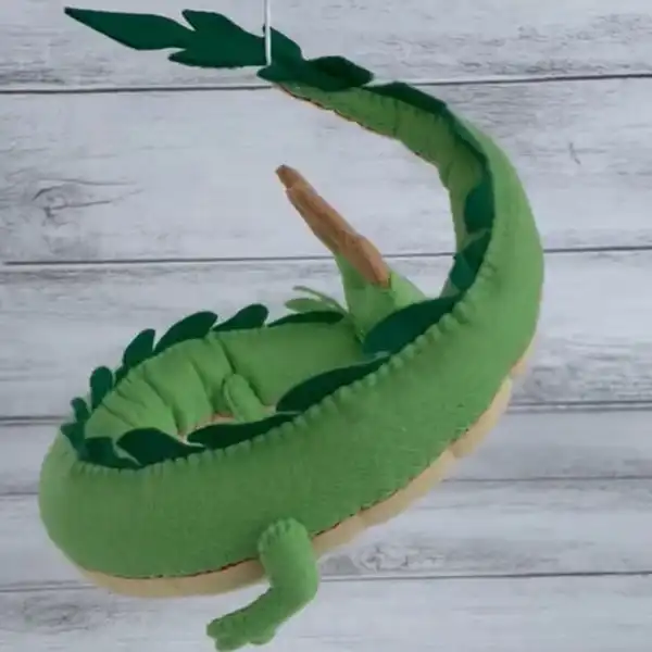 عروسک نمدی مدل اژدها طرح نوروز