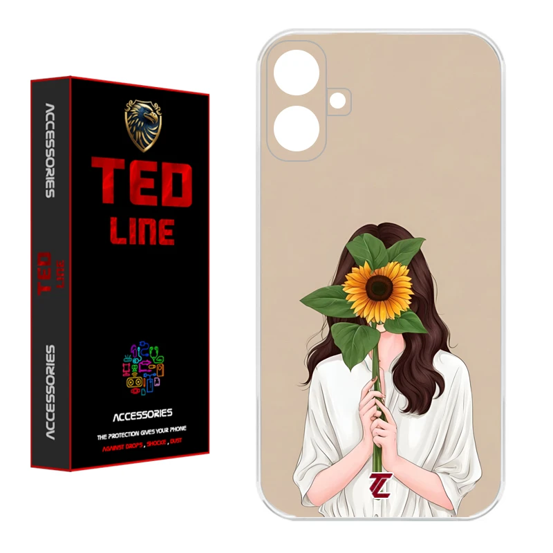 کاور تدلاین طرح دختر آفتابگردان کد 1153 مناسب برای گوشی موبایل سامسونگ Galaxy A07