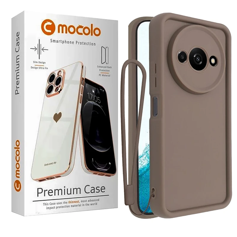 کاور موکولو مدل Puffer Strap مناسب برای گوشی موبایل شیائومی Redmi A3 به همراه بندآویز