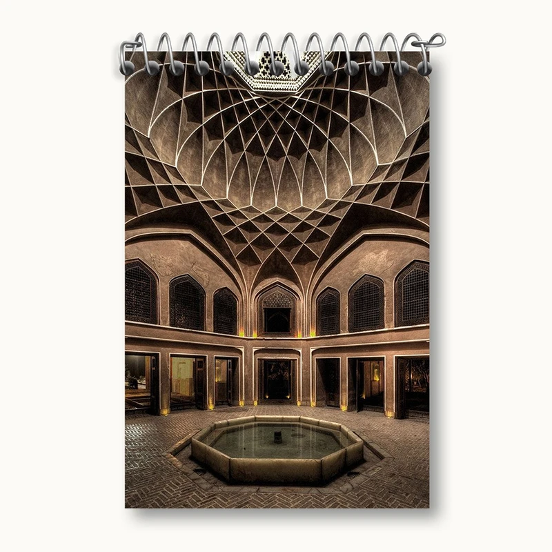 دفتر یادداشت 50 برگ خندالو مدل باغ دولت آباد یزد کد F1585