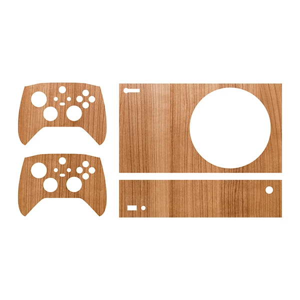 برچسب کنسول بازی xbox series s توییجین وموییجین مدل wood کد 01 مجموعه 4 عددی