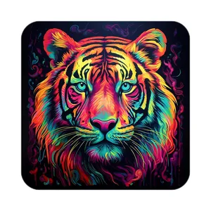 زیر لیوانی کاکتی طرح شیر مدل mp24349