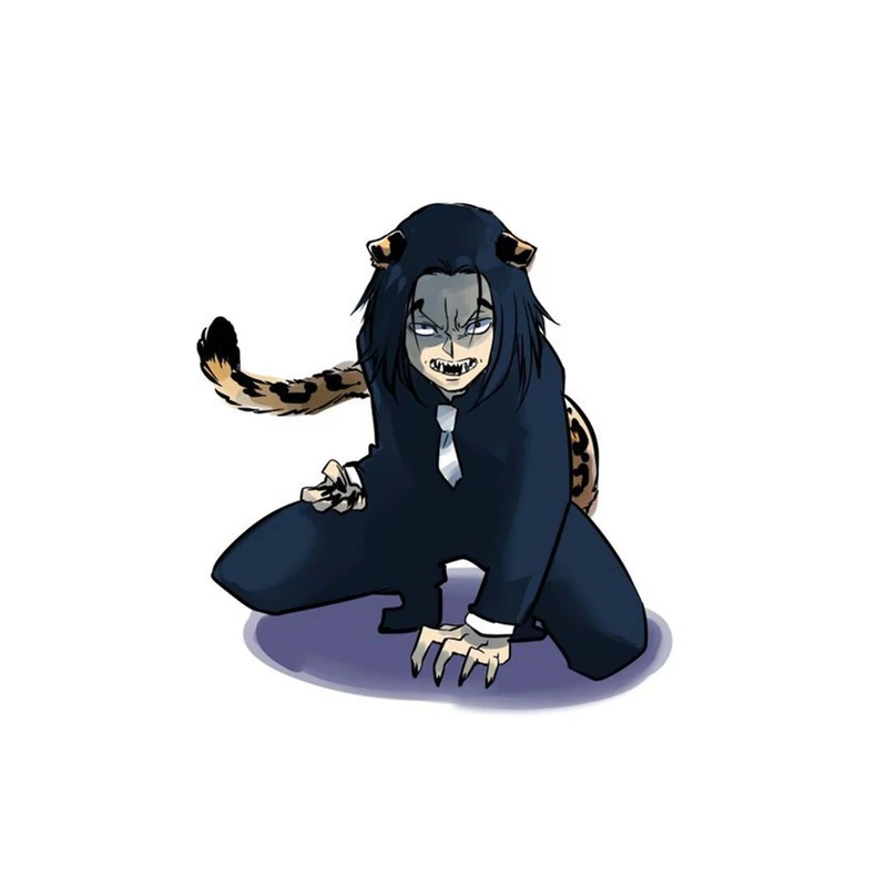 استیکر لپ تاپ و موبایل مدل انیمه لوفی راب لوچی one piece Rob Lucci کد 4074