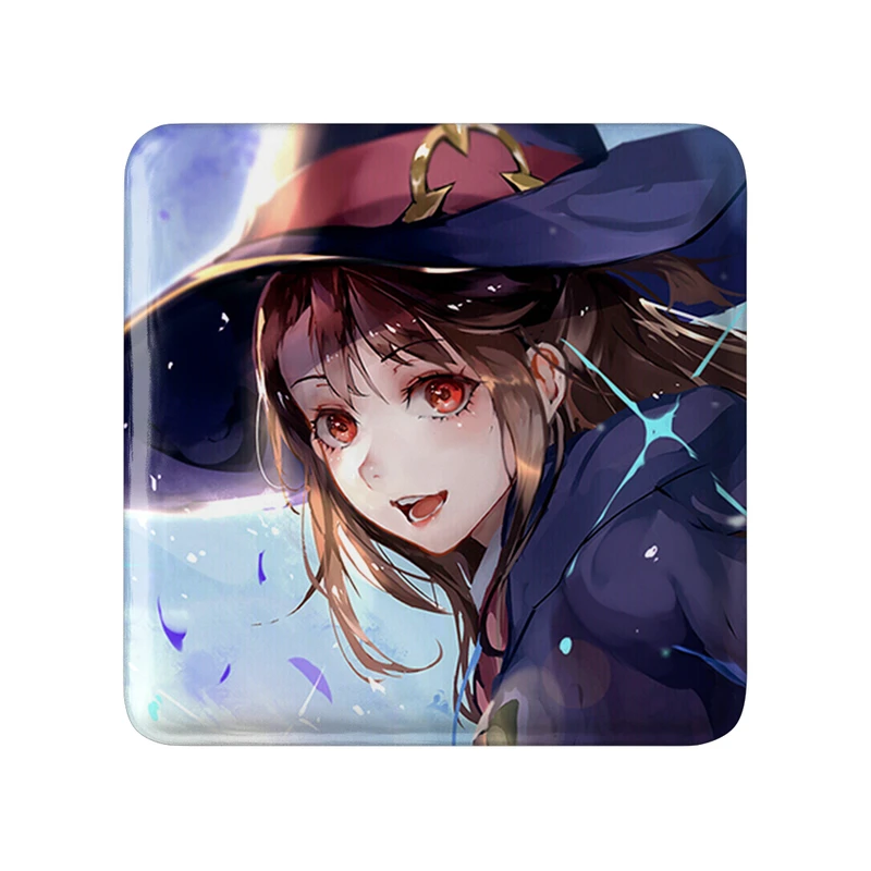 مگنت خندالو طرح اکو انیمه جادوگران کوچک Little Witch Academia مدل مربعی کد 22867