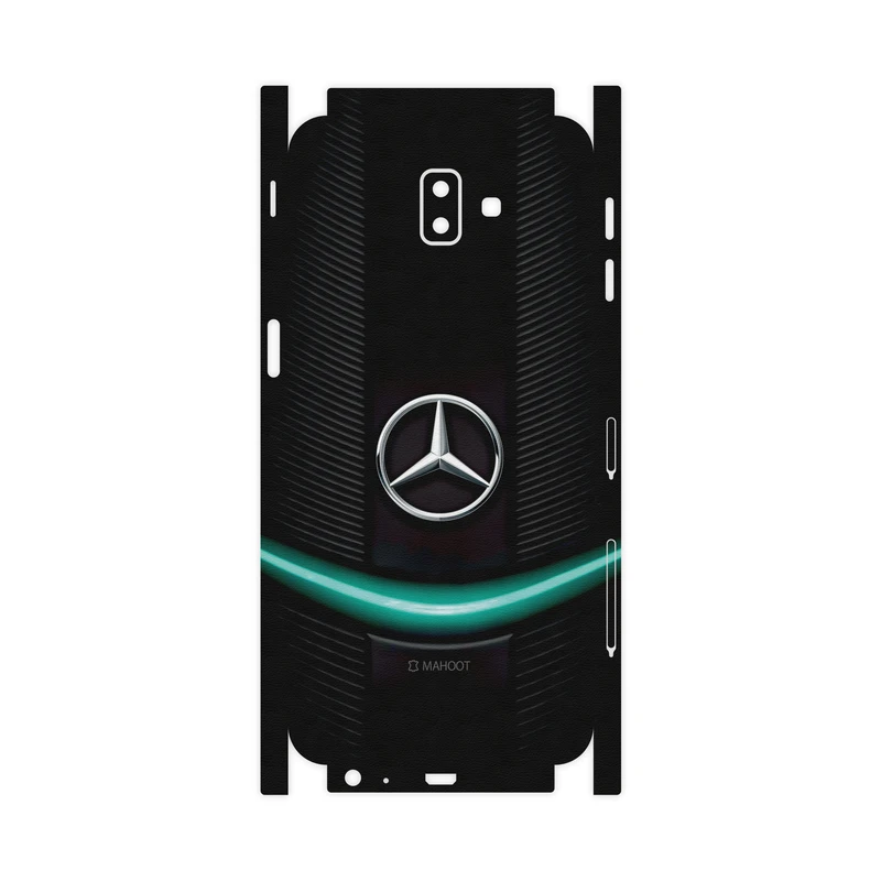 برچسب پوششی ماهوت مدل Mercedes-Benz-FullSkin مناسب برای گوشی موبایل سامسونگ Galaxy J6 Plus