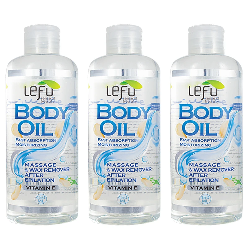 روغن بدن لفو مدل FAST ABSORPTION MOISTURIZING حجم 450 میلی لیتر مجموعه 3 ععدی
