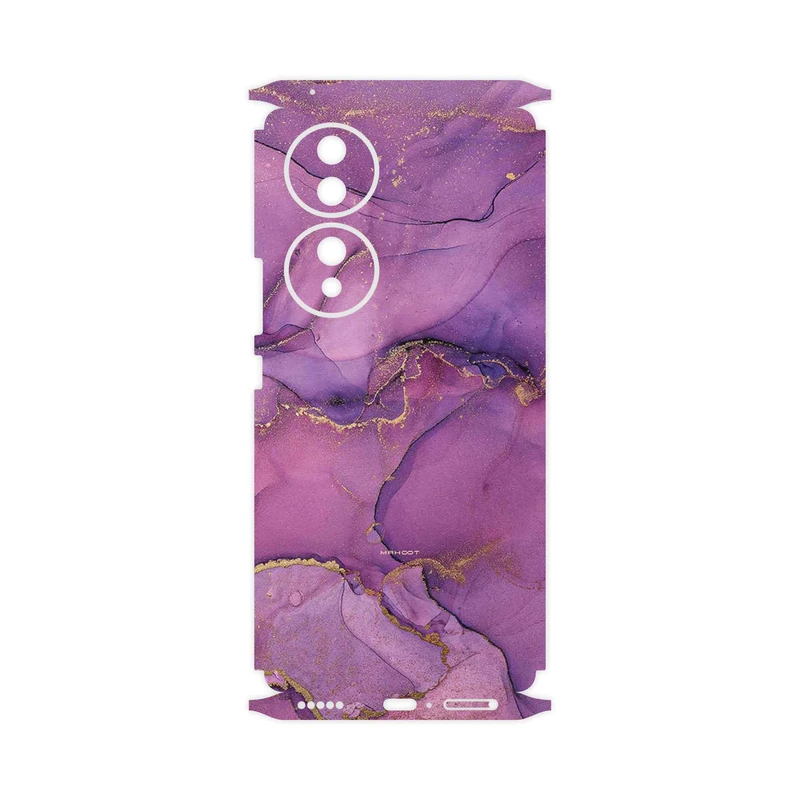 برچسب پوششی ماهوت مدل Purple Marble-FullSkin مناسب برای گوشی موبایل آنر 70