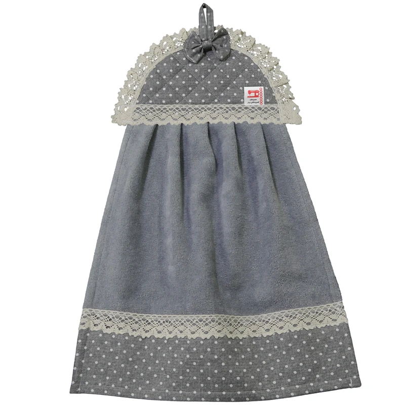 حوله آشپزخانه منسوجات خسروشاهی برتر مدل عروس طرح خالدار HL24 سایز 45x35 سانتی متر