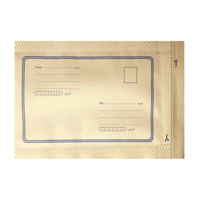 پاکت نامه پستی مدل حبابدار بسته 20 عددی