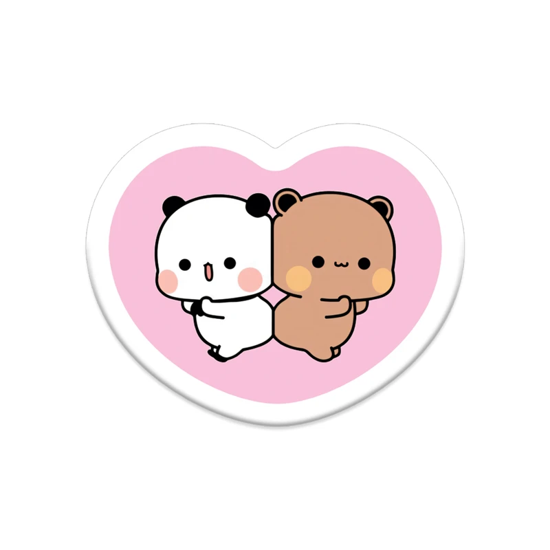 استیکر لپ تاپ مدل ژله ای طرح گومبولی و گریزلی کد STJ1015