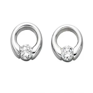 گوشواره نقره بیسیک مدل E2920C