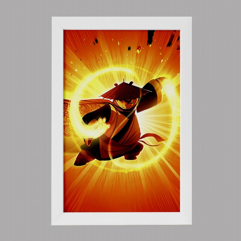 تابلو خندالو مدل پاندای کونگ فو کار کد F2158