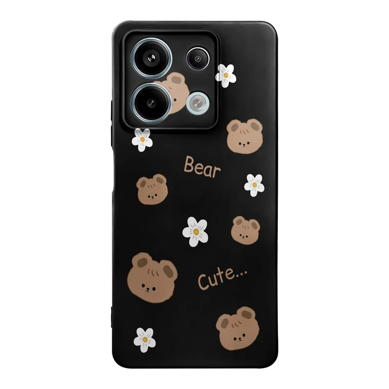 کاور قاب گارد طرح خرس بیر کد f9132 مناسب برای گوشی موبایل شیائومی Redmi Note 13 5G