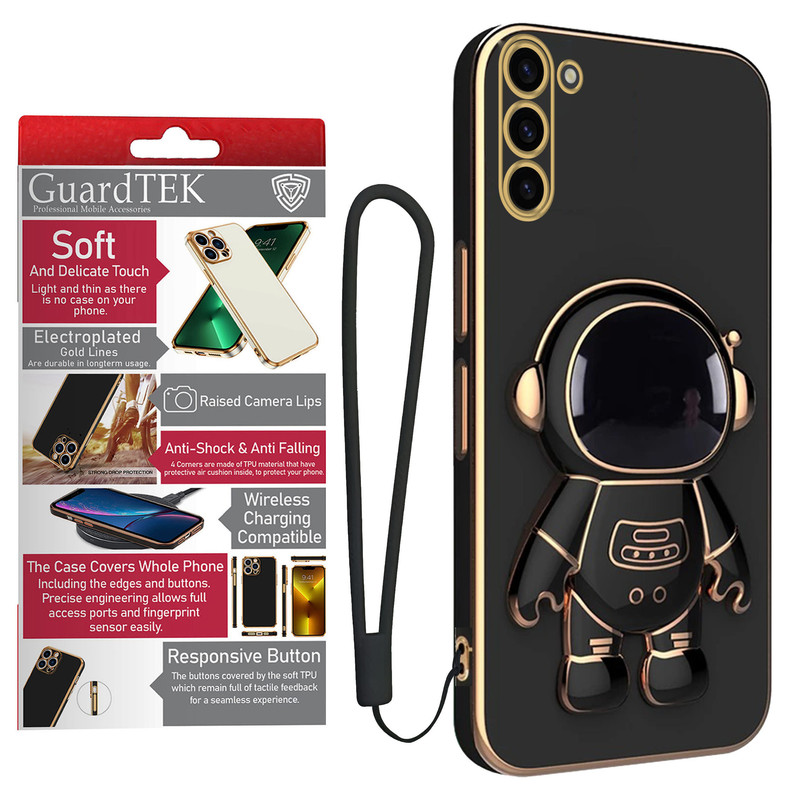 کاور گاردتک آساک مدل Astronaut Strap مناسب برای گوشی موبایل سامسونگ Galaxy S23 به همراه بندآویز