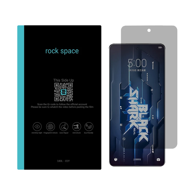محافظ صفحه نمایش حریم شخصی راک اسپیس مدل HyPRV مناسب برای گوشی موبایل شیائومی Black Shark 5