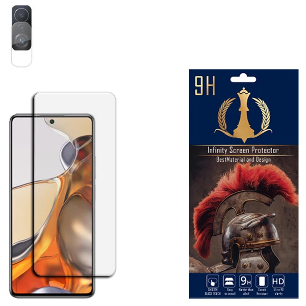  محافظ لنز دوربین اینفینیتی مدل PRO MAX مناسب برای گوشی موبایل شیائومی 11T به همراه محافظ صفحه نمایش