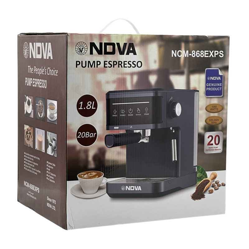 اسپرسو ساز نوا مدل NCM-868EXPS اسپرسو ساز نوا مدل NCM-868EXPS
