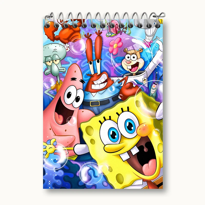 دفتر یادداشت 50 برگ خندالو طرح باب اسفنجی کد N3142