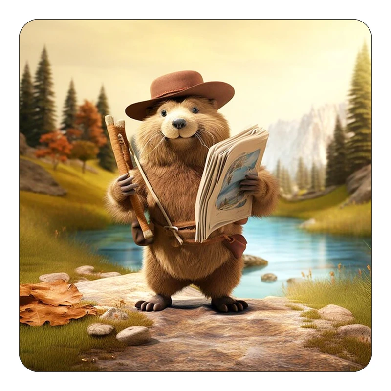 مگنت کاکتی طرح حیوانات کارتونی مدل mp27388