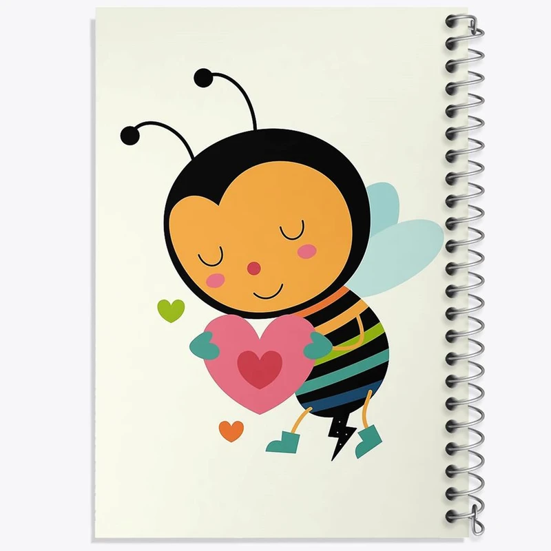 دفتر نت موسیقی 50 برگ خندالو مدل زنبور کد 5074