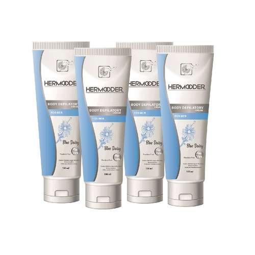 کرم موبر هرمودر مدل bluedaisy حجم 100 میلی لیتر مجموعه 4 عددی