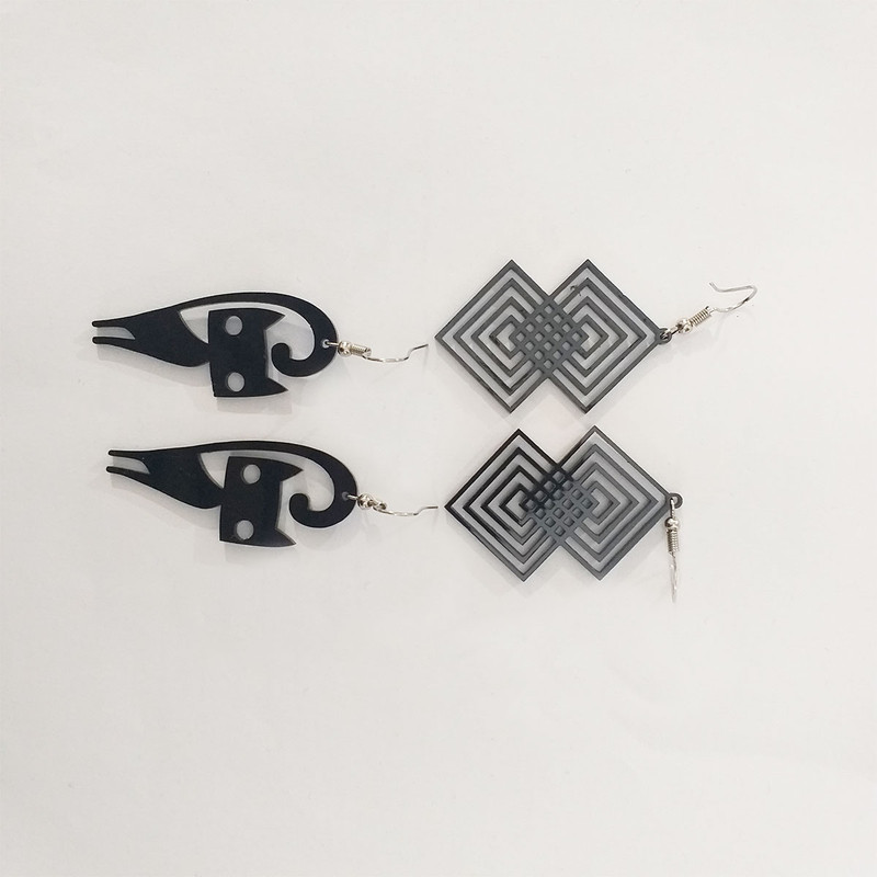 گوشواره دخترانه کد 2 مجموعه 2 عددی