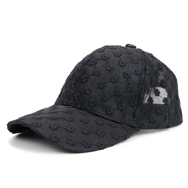 کلاه کپ مدل شکوفه طرح توری کد 1167