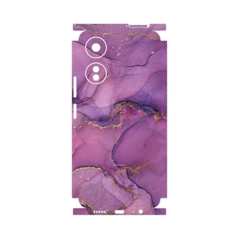 برچسب پوششی ماهوت مدل Purple Marble-FullSkin مناسب برای گوشی موبایل آنر X5 Plus