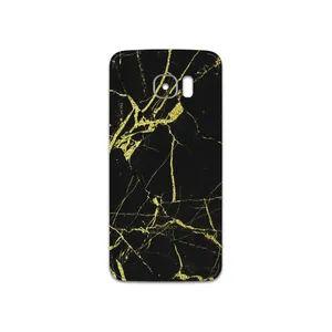 MAHOOT  Graphite-Gold-Marble Cover Sticker for Samsung Galaxy S7 Edge