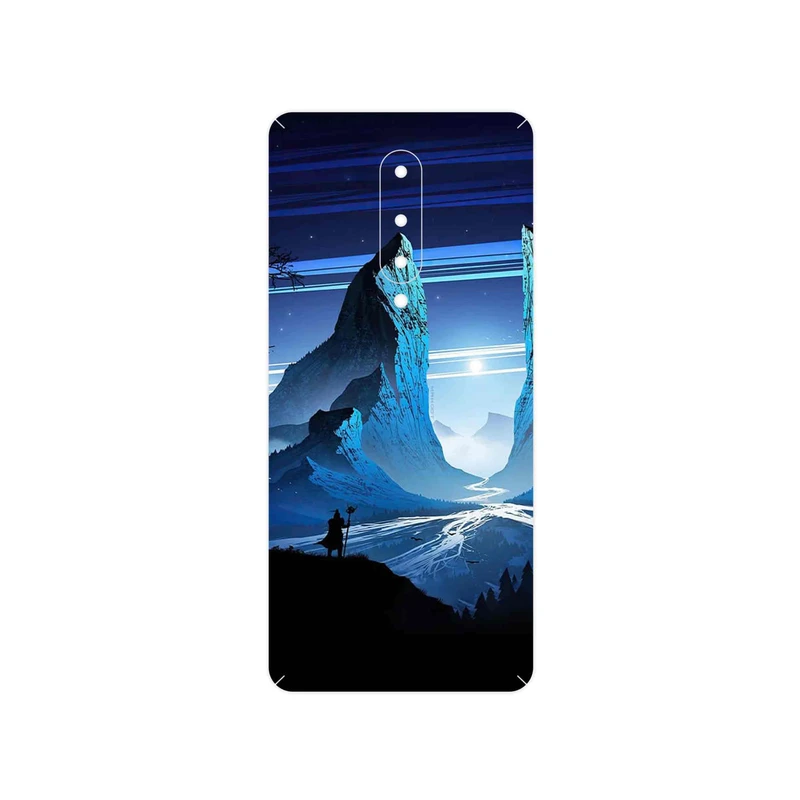 برچسب پوششی ماهوت مدل Blue Mountains Digital Art مناسب برای گوشی موبایل وان پلاس 8