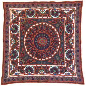 رومیزی سوزن دوزی مدل گل زنبق کد ۱۰۳