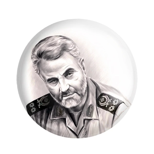 مگنت خندالو طرح سردار قاسم سلیمانی کد 2618