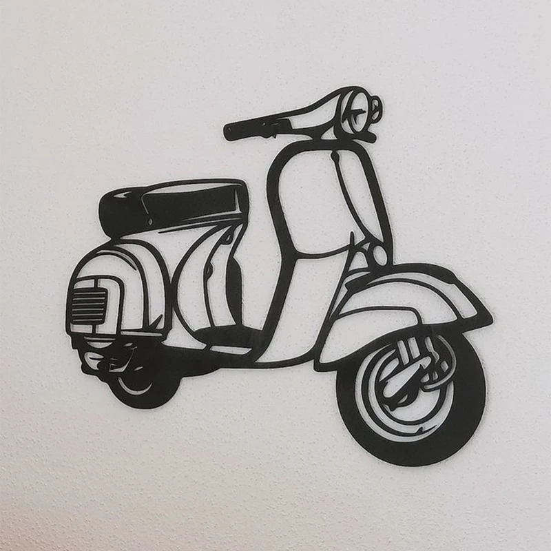 دیوارکوب دیزانور طرح موتور وسپا مدل 30 کد A054