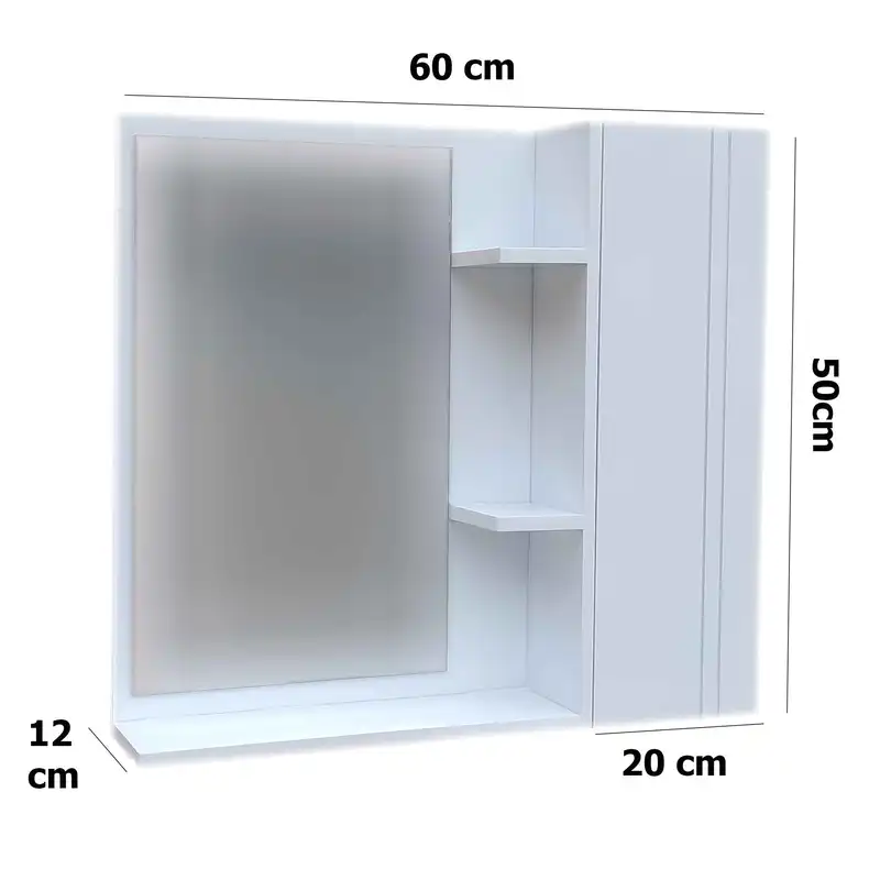 آینه و باکس سرویس بهداشتی مدل 5060