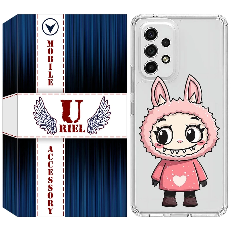 کاور یوریل مدل Clear کد 139 طرح لبوبو Labubu مناسب برای گوشی موبایل سامسونگ Galaxy A32 5G / M32 5G